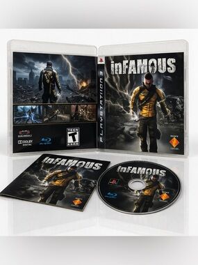inFAMOUS PS3 Game Complete CIB PlayStation 3 Tested Working